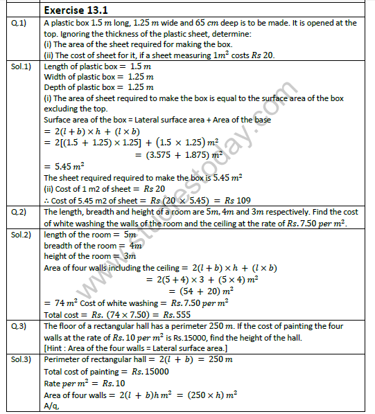 ncert-solutions-class-9-mathematics-chapter-13-surface-area-and-volume